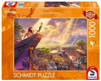 Puzzle Schmidt din 1000 de piese - Regele Leu