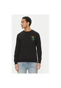 Bluza barbati EQYFT05055-KVJ0 - Bumbac/Poliester - Negru - Negru