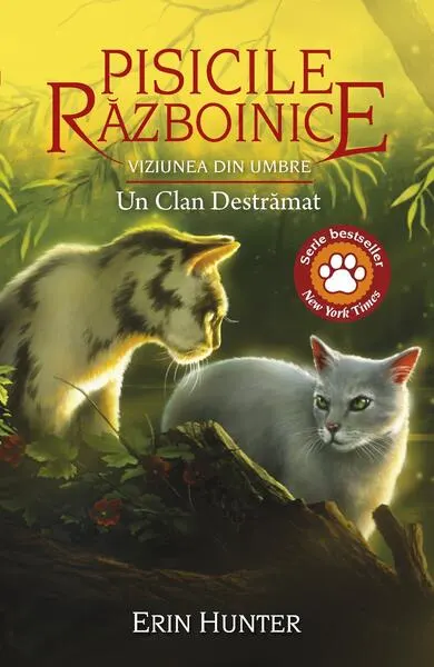 Pisicile războinice. Viziunea din umbre. Un clan destrămat (Vol. 33) - Paperback brosat - Erin Hunter