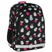 Ghiozdan Starpak Minisy, 39. 5cm, 3 compartimente, 2 buzunare laterale, negru, 509031