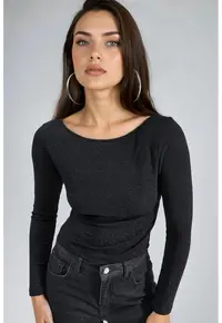 Bluza - Negru - Jerseu