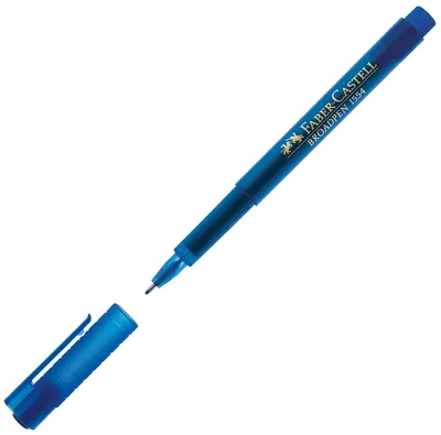 Liner Faber-Castell 1554 - Albastru, 0.8 mm