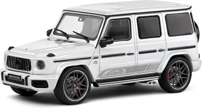 Model de colecție SOLIDO Modern: Mașini - Mercedes-Benz G63 AMG (White) (2022)