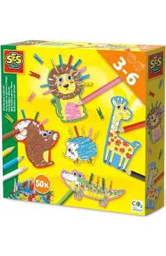 Set creativ: Animale cu carlige