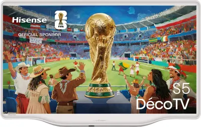 Televizor smart Hisense - 32S5Q, 32'', QLED, 2К FHD, 2x8W Dolby Atmos, Morandi White, alb