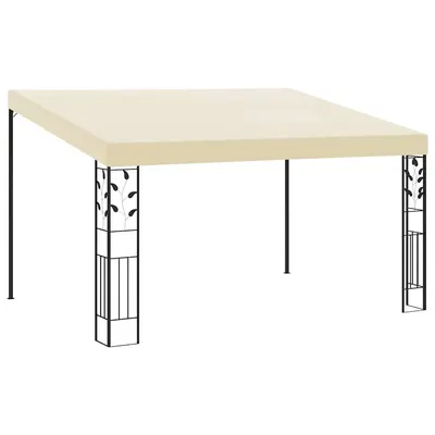 vidaXL Pavilion de perete, crem, 4 x 3 x 2,5 m