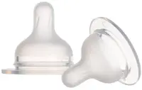 Tetină din silicon Canpol - Pentru sticla în formă de S, marimea S, 0 luni +, 2 buc.