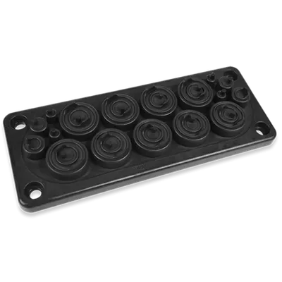Capac Vizitare RMC17 IP65 RAL 9005 negru multigate V0