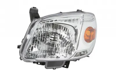 Far Stanga (H4, electric, fara motoras, culoare insert: cromat, culoare semnalizator: galben) potrivit MAZDA BT-50