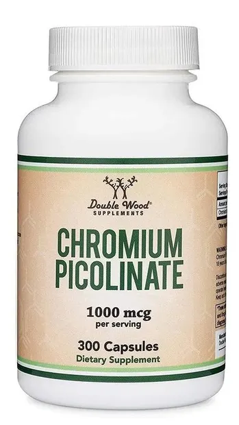 Chromium Picolinate, 1000 mcg, 300 capsule, Double Wood