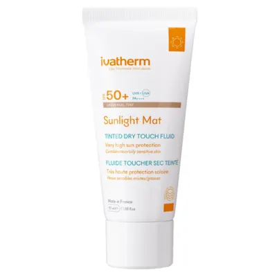 Ivatherm Sunlight Mat Colorat Spf50+ 50ml