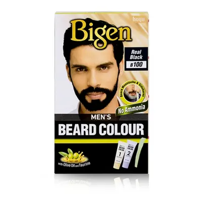 Vopsea de barba - BIGEN - Real Black - B100 - Negru intens