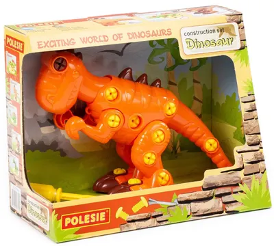 Constructor pentru copii Polesie Toys - Dinozaur Tyrannosaurus