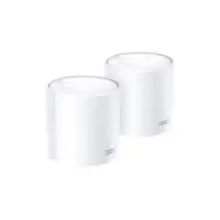 Sistem Mesh Gigabit Dual-Band TP-Link DECO X20 (2-PACK), 2 porturi, 2.4/5.0 GHz, 538 m, 1775 Mbps