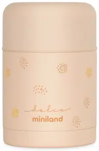 Termos pentru mâncare Miniland - Vanilie, 600 ml, bej