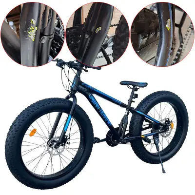 Bicicleta Fat Bike, Urban Terrain, 26 inch, cadru 17 inch, 21 viteze, schimbator Shimano, frane pe disc, RESIGILAT