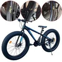 Bicicleta Fat Bike, Urban Terrain, 26 inch, cadru 17 inch, 21 viteze, schimbator Shimano, frane pe disc, RESIGILAT