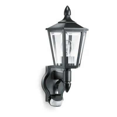 Aplica de perete L15 (negru), senzor de miscare PIR 180°, pentru exterior