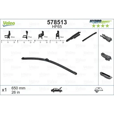 Lamela stergator VALEO 578513