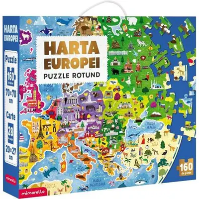 Harta Europei. Puzzle 160