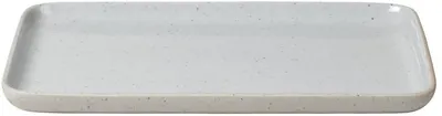 Farfurie mare Blomus - Sablo, 15 х 21 cm, gri deschis