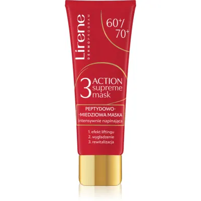 Lirene 3 Action Supreme Mask 60+ masca cu efect de lifting si fermitate pentru ten matur 50 ml