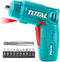 Șurubelniță cu acumulator TOTAL - 4V, 4Nm, + accesorii