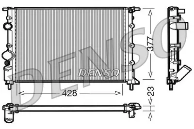 Radiator racire motor potrivit LEXUS NX; TOYOTA RAV 4 IV 2.5H 07.14