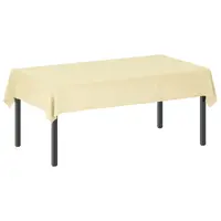 vidaXL Țesătură pentru masă 5 buc. Alb crem 110 x 180 cm Poliester