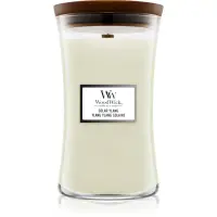 Woodwick Solar Ylang lumânare parfumată cu fitil din lemn 609.5 g