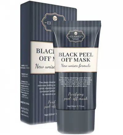 Masca Neagra cu Carbune Activ, Rozmarin si Galbenele, Curatare si Detoxifiere Ten, 50 ml