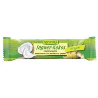 Baton Bio cu ghimbir si cocos vegan, 40g, Rapunzel
