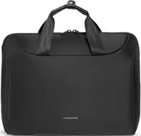 Geantă pentru laptop Kingsons - Forma, 15.6'', negru