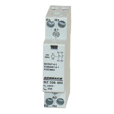 Contactor modular 20A 2NI 24VAC 1UH