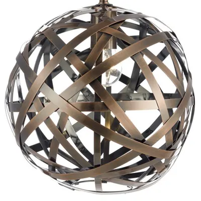 Lampa suspendata Voyage 1 Light Pendant Antique Copper Ball