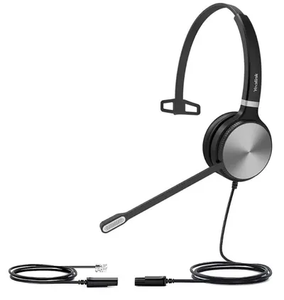 Cască cu microfon Yealink - YHS36, QD, RJ9, negru