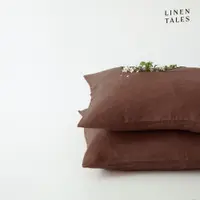 Față de pernă din in 50x70 cm Chocolate – Linen Tales