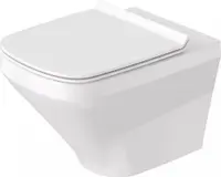 Vas WC Duravit DuraStyle 45510900A1, suspendat, Rimless, capac SoftClose, Alb