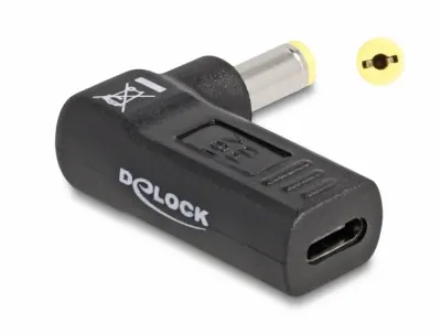 Adaptor de alimentare laptop USB type C la Acer 5.5 x 1.7 mm M-T 19.5V/3A, Delock 60009