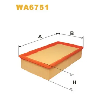 Filtru aer WIX FILTERS WA6751