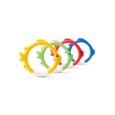 Inele de scufundare Intex Fish | Set de 4