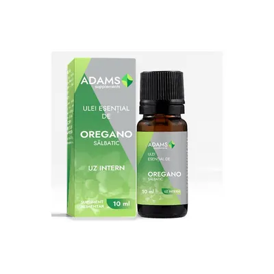 Ulei esential de Oregano salbatic pentru uz intern, 10ml, Adams Supplements