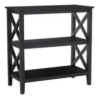 Etajeră neagră din lemn de pin 40x81x81 cm Heritage – Premier Housewares