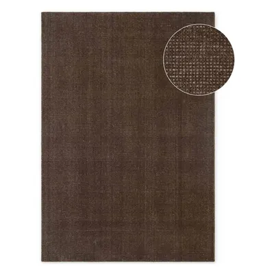 Covor maro țesut manual din lână 120x170 cm Greenwich – Ted Baker