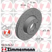 Disc frana ZIMMERMANN 150.3494.52