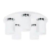 Plafoniera Andra Alb 5xE27 60W