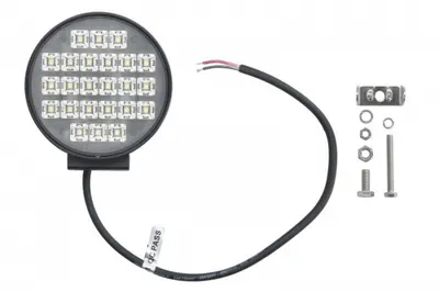 Lumina lucru (LED, 9 12 24 32V, 24W, 2000lm, numar diode: 24, inaltime: 135mm, adancime: 39mm, diametru: 114mm, lungime cablu: 0,2m)