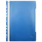 Dosar cu sina Noki 482011-130, plastic, albastru, multiperforatii pentru arhivare, colturi rotunjite, set 25 buc