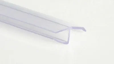 Garnitura pana pentru cabine de dus, 197 cm, transparent, Deante Kerria Plus