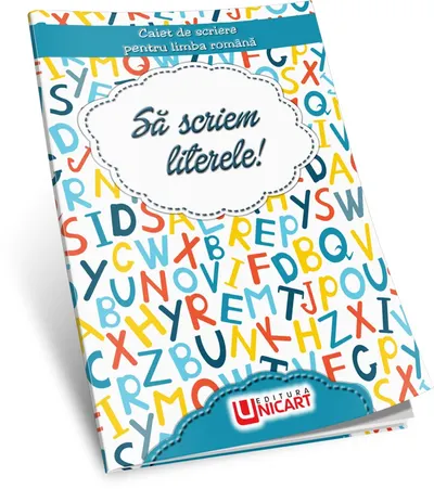 Caiet de scriere A5 96file sa scriem literele